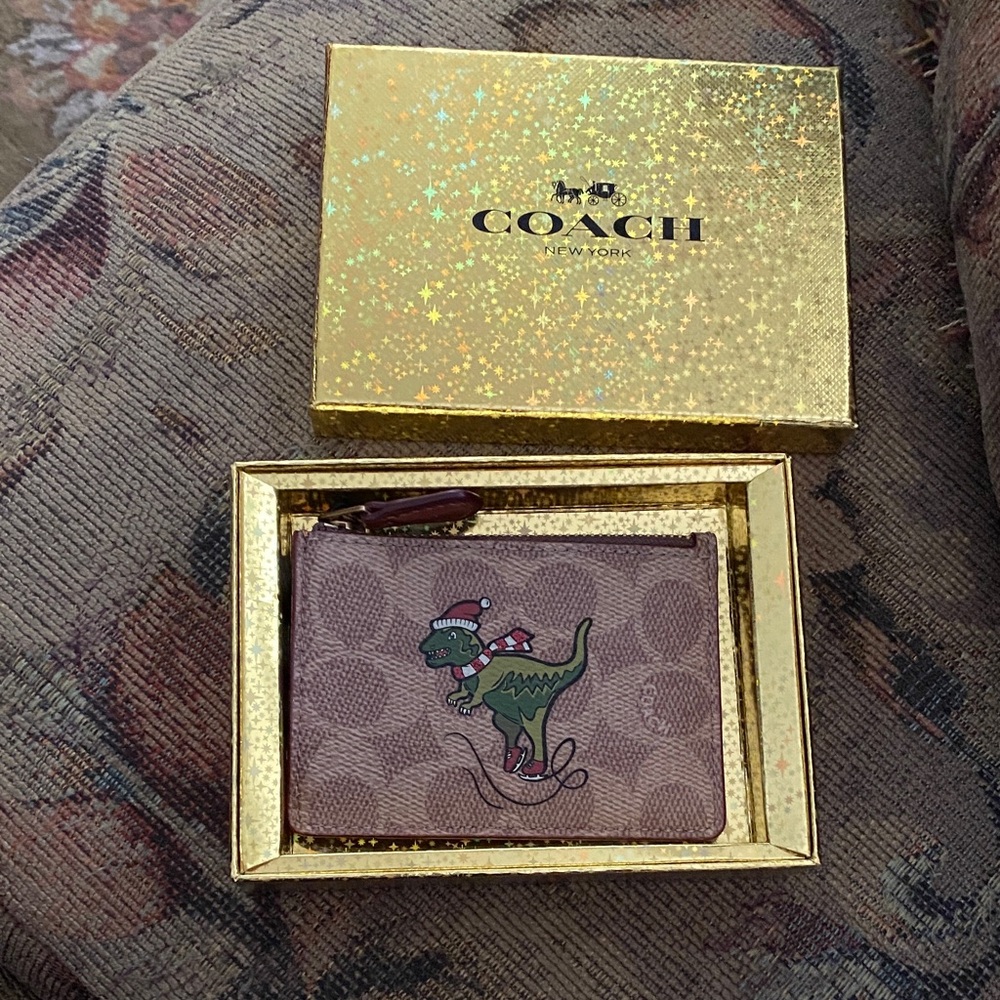 Coach Skating Rexy ID Case NIB
